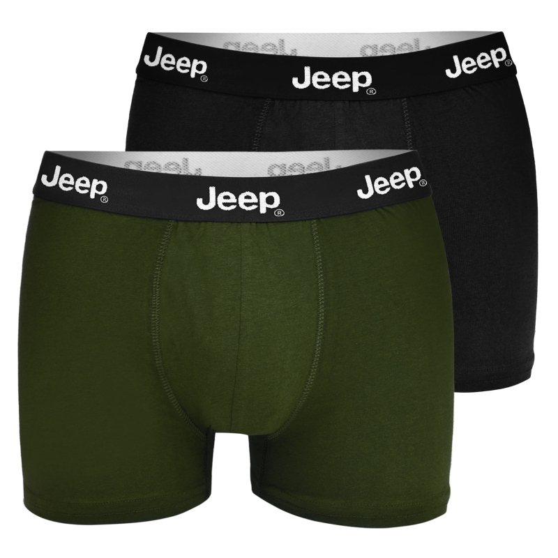 JEEP Bokserki Bawełniane – Klasyczny Zestaw 4 sztuki Ciemne