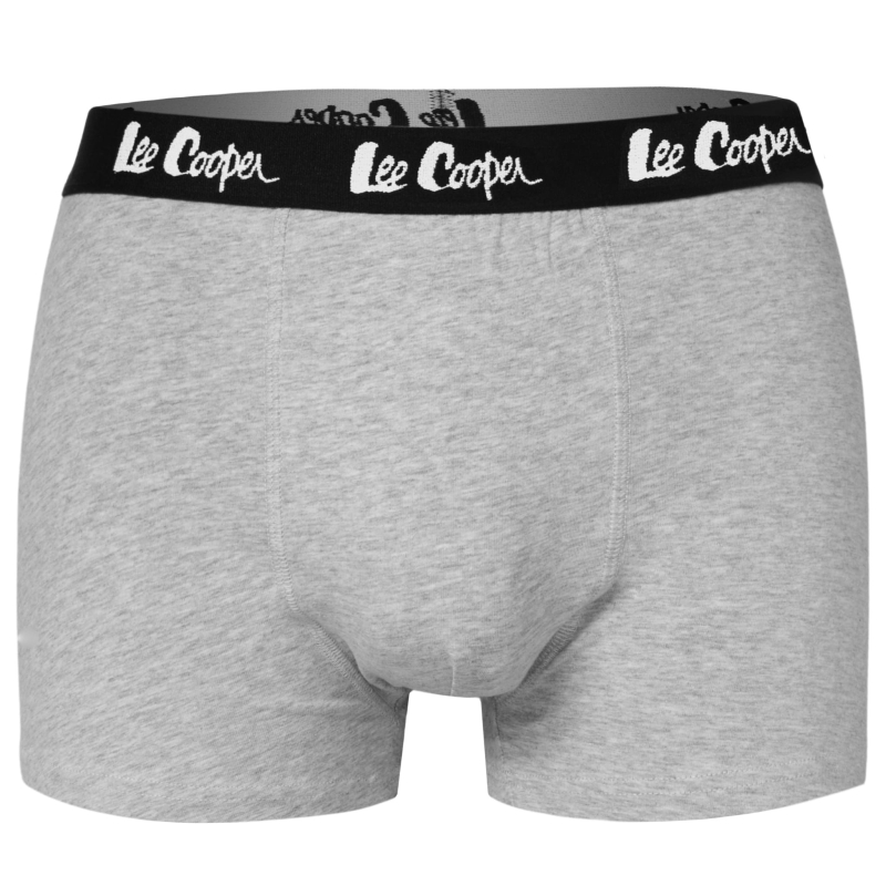 Komplet bokserek męskich Lee Cooper szarych i granatowych.