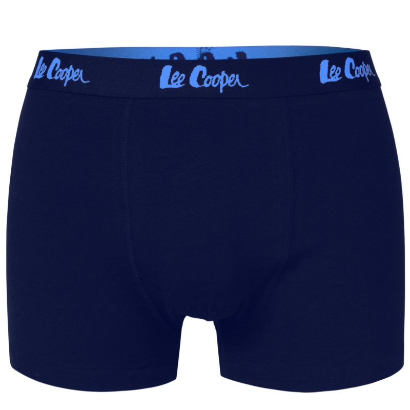 Granatowe bokserki Lee Cooper z niebieską gumką