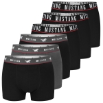 Mustang Bokserki Majtki Męskie Bawełna Logo 6 sztuk BM422