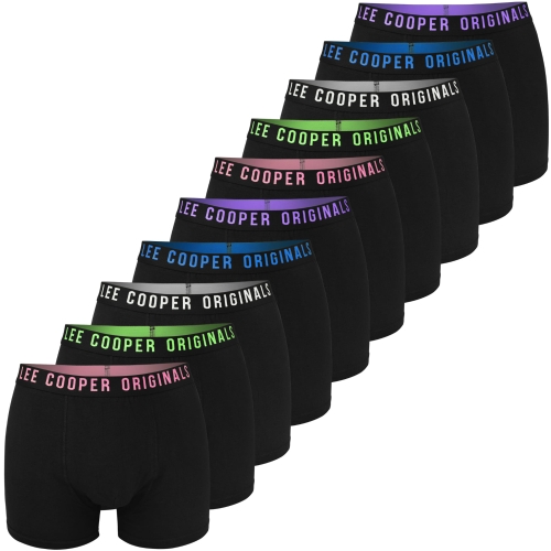 LEE COOPER Bokserki Męskie Zestaw 10 sztuk