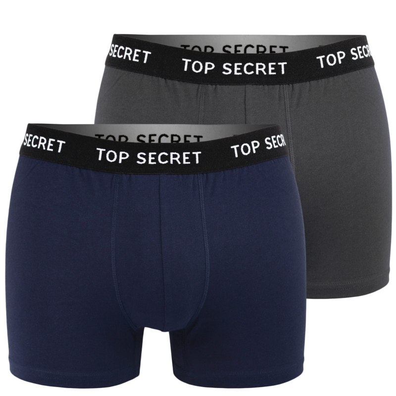 TOP SECRET męskie bokserki – kolorowy zestaw 6 sztuk, idealny wybór na prezent