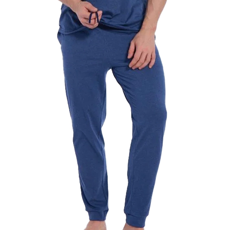 Cornette Piżama Męska spodnie długie niebieskie Model