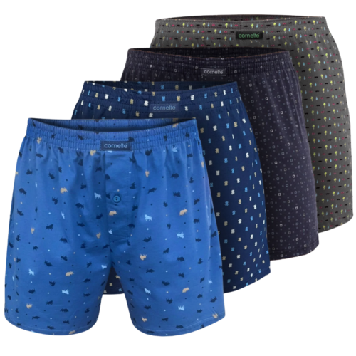 Cornette Bokserki Luźne Bawełniane Comfort 4 pak