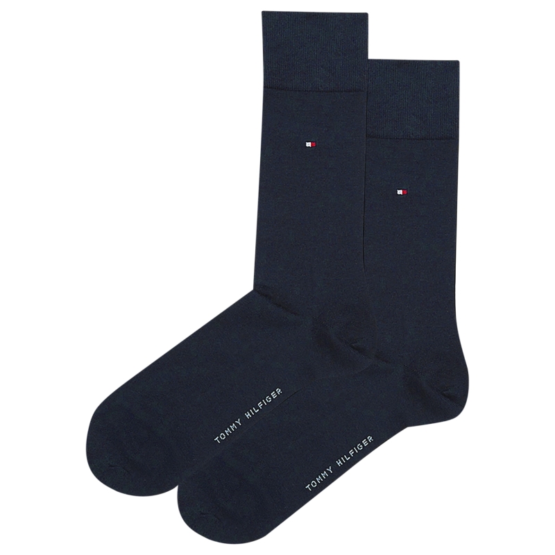 Skarpety męskie Tommy Hilfiger 3-pack w kolorze granatowym, ujęcie od góry