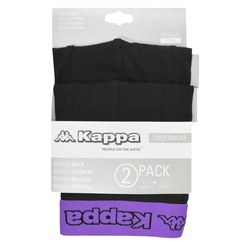Bokserki męskie Kappa zapakowane w oryginalne opakowanie z etykietą producenta