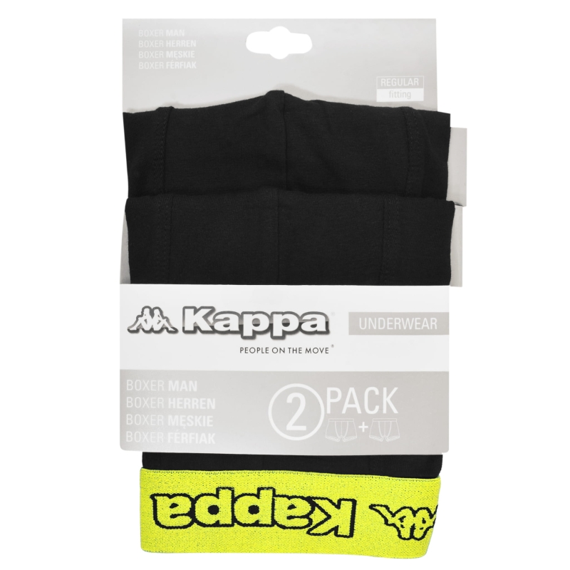 Bokserki męskie Kappa zapakowane w oryginalne opakowanie z etykietą producenta