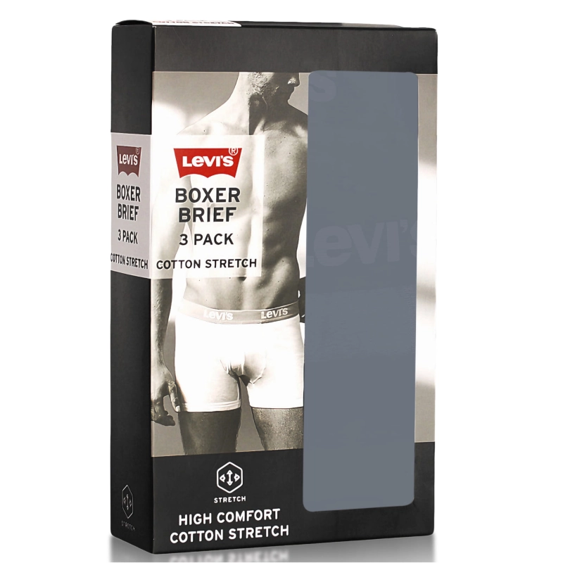 Opakowanie Levi's Boxer Brief 3-pack Cotton Stretch