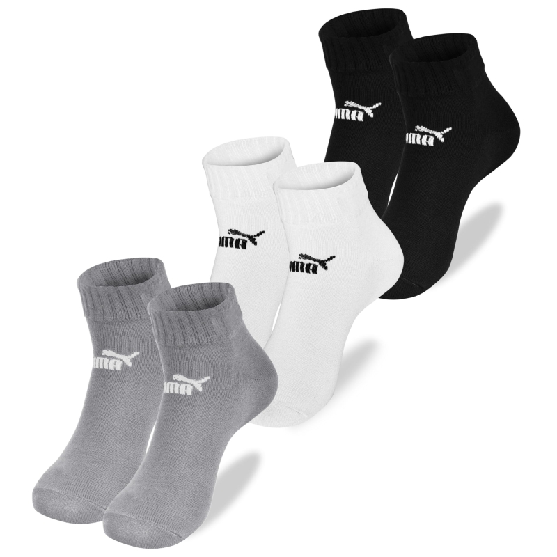Skarpety męskie Puma zakostki bawełniane w zestawie 3 pary mix kolorów