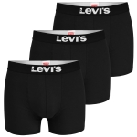 LEVI'S Bokserki Męskie Majtki Czarny Logo Bawełna Komplet 3 Pak