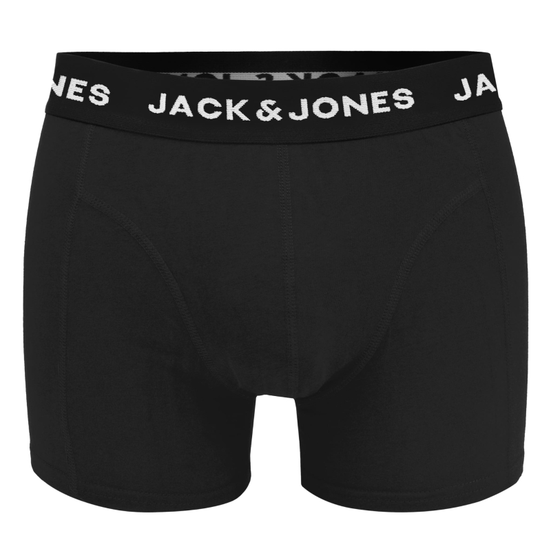 Pojedyncza para bokserek JACK&JONES w kolorze antracytowym, widok z przodu.