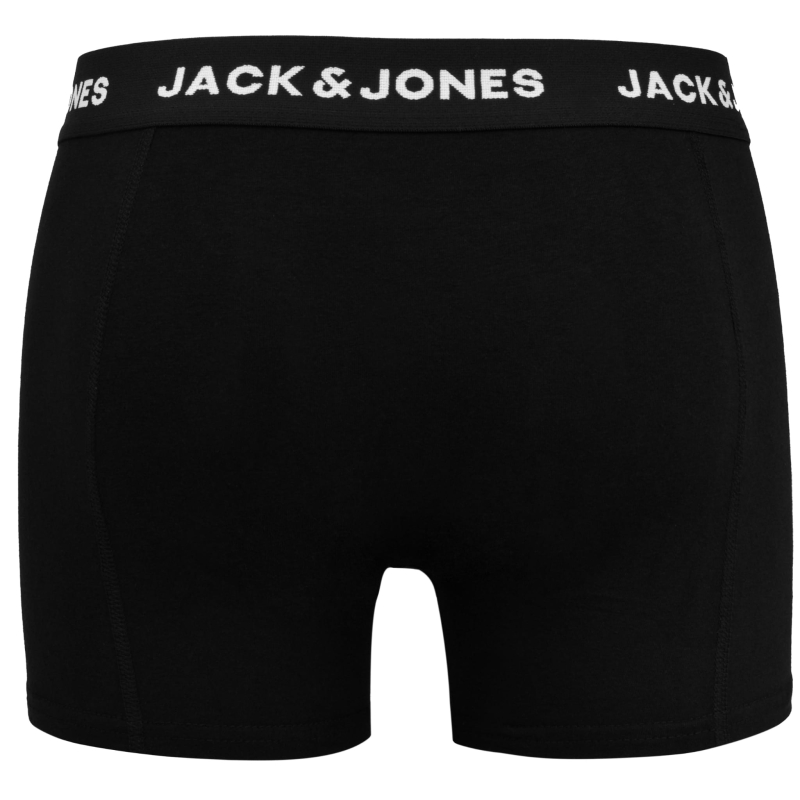Pojedyncza para bokserek JACK&JONES w kolorze czarnym, widok z tyłu.