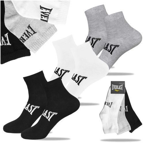 Everlast Skarpety Męskie Zakostki 3/4 Bawełniane 3 pary
