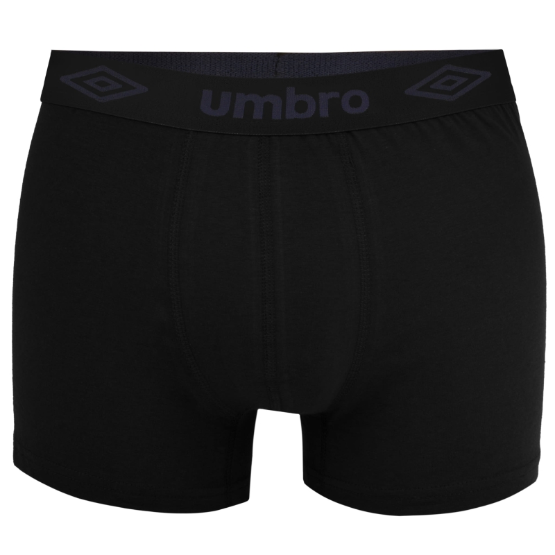 Czarne bokserki Umbro z szeroką gumką