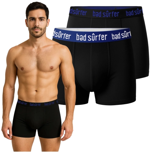 Bad Surfer Bokserki Męskie 2 sztuki Bawełniane Logo 2pak Mix