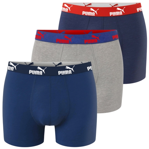 Puma Bokserki Męskie Sodalite Blue Bawełna 3 Pak Rozmiar