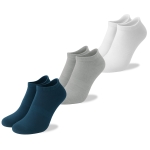 BAD SURFER Skarpety Stopki Sneakers MIX Navy Bawełna 3 pary