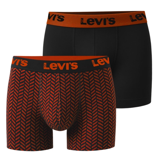 Levi's Bokserki Męskie RED COMBO Bawełna 2 Pak Rozmiar