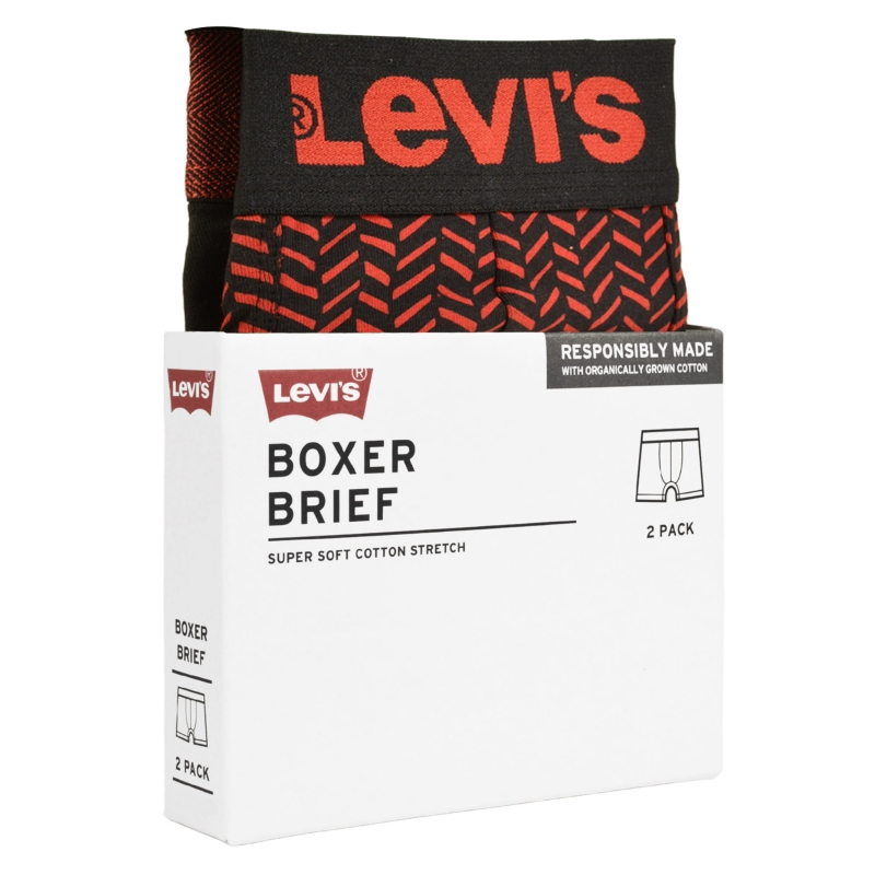 Opakowanie 2-paku Levi’s Boxer Brief Cotton Stretch