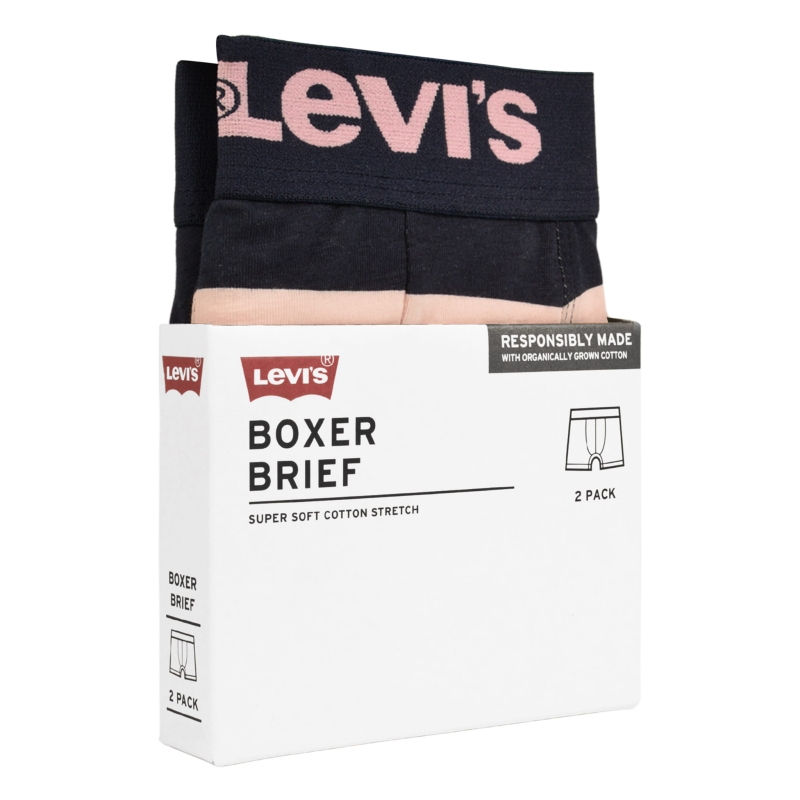 Opakowanie 2-paku Levi's Boxer Brief Cotton Stretch