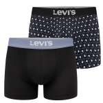 Levi's Bokserki Męskie BLACK COMBO Bawełna 2 Pak Rozmiar