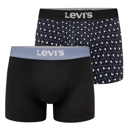 Levi's Bokserki Męskie BLACK COMBO Bawełna 2 Pak Rozmiar