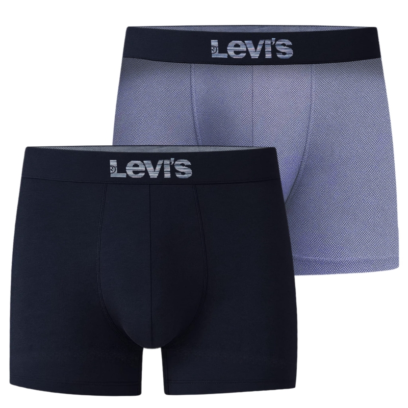 Bokserki męskie Levi's 2-pak, gładkie i wzorzyste