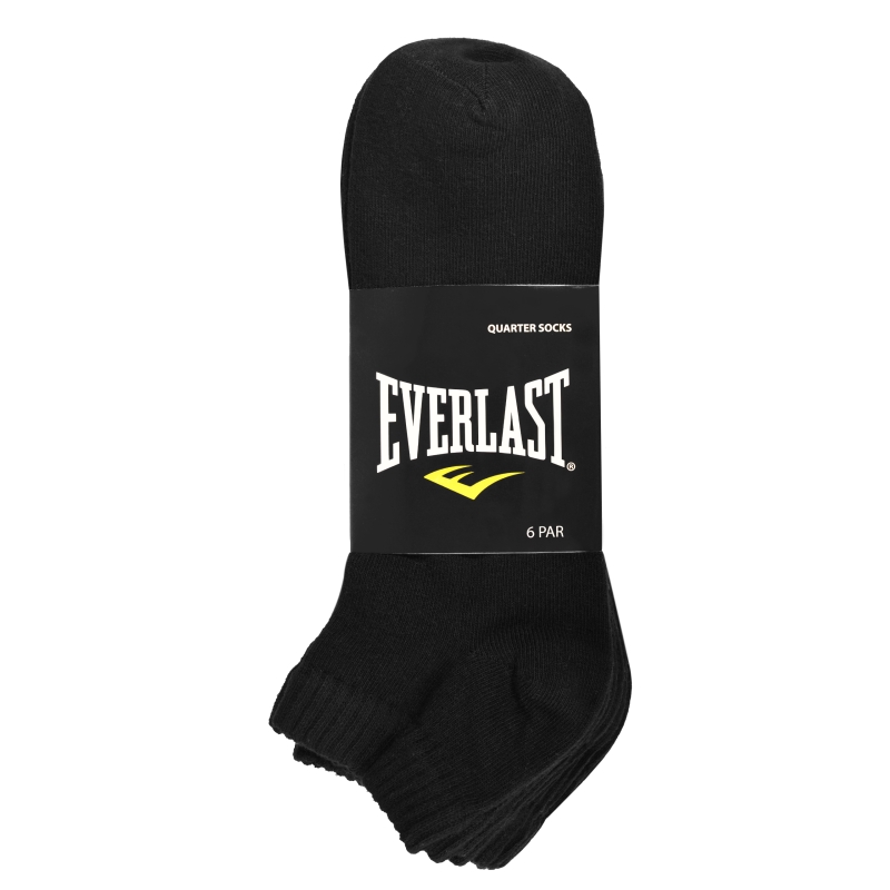 Everlast czarne skarpety 6 par w opakowaniu