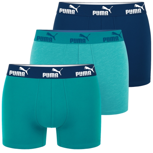 Puma Bokserki Męskie Ocean Depth Bawełna 3 Pak