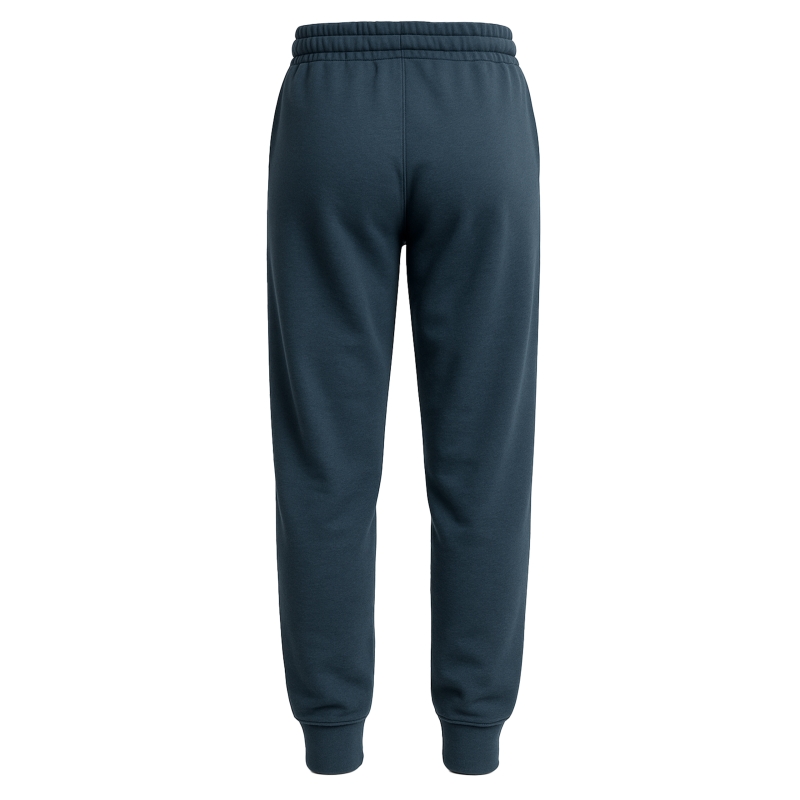 Granatowe spodnie dresowe męskie Everlast z elastycznym pasem i ściągaczem