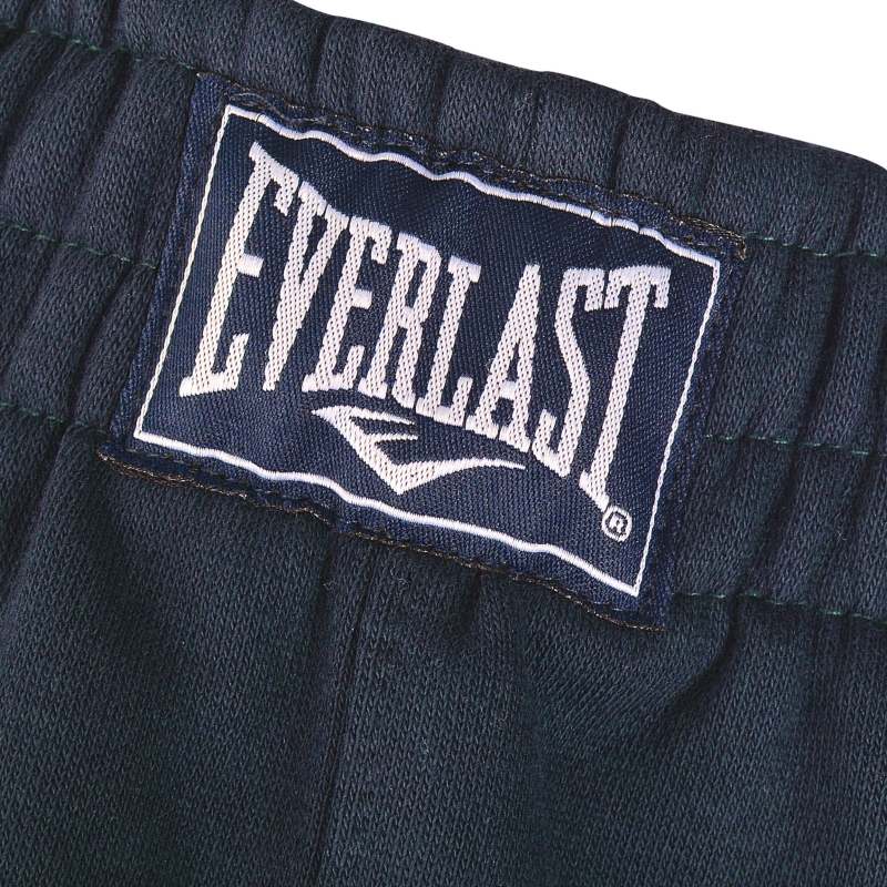 Everlast spodnie męskie sportowe dresowe z logo granatowe z ściągaczem