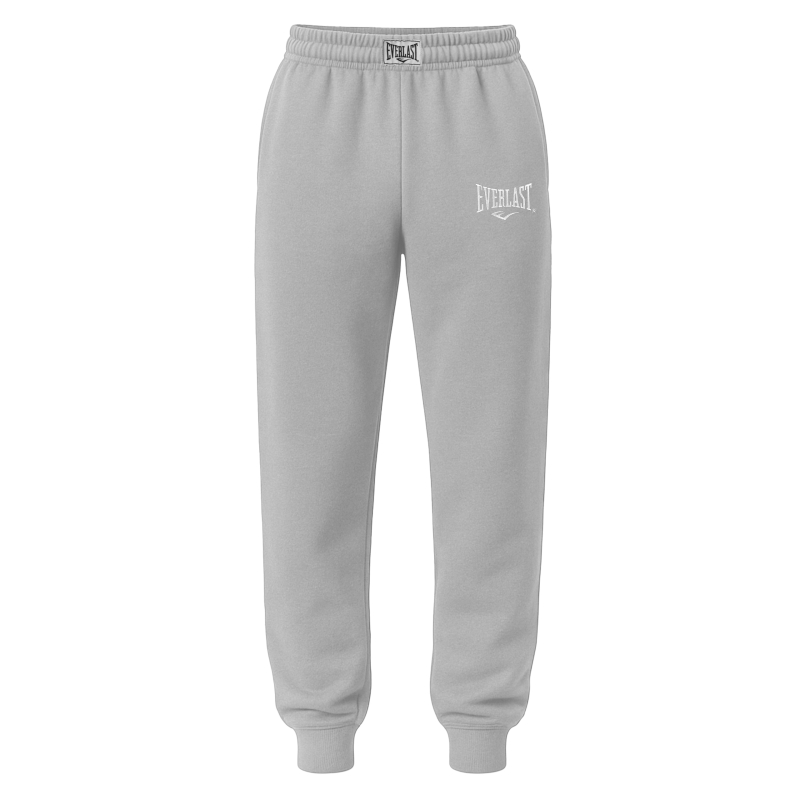 Everlast spodnie dresowe męskie szare bawełniane sportowe z logo
