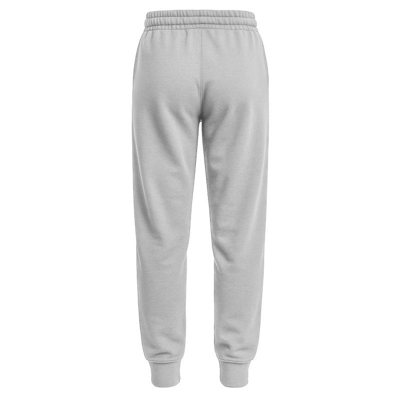 Szare spodnie dresowe męskie Everlast z elastycznym pasem i ściągaczem