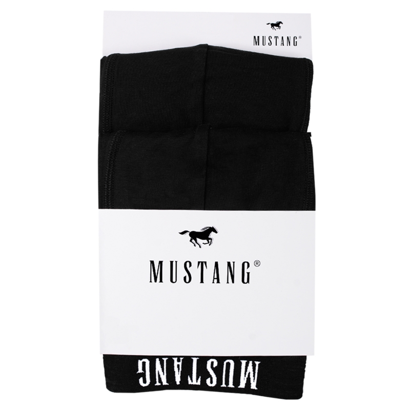 Opakowanie 2 sztuk czarnych bokserek Mustang
