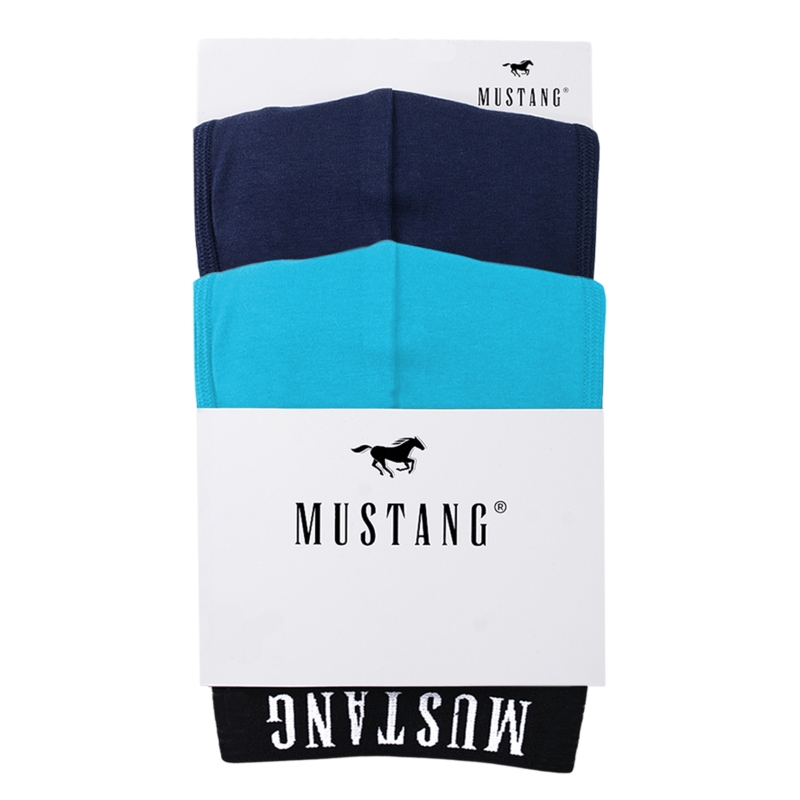 Opakowanie 2 sztuk bokserek Mustang niebieskich i granatowych