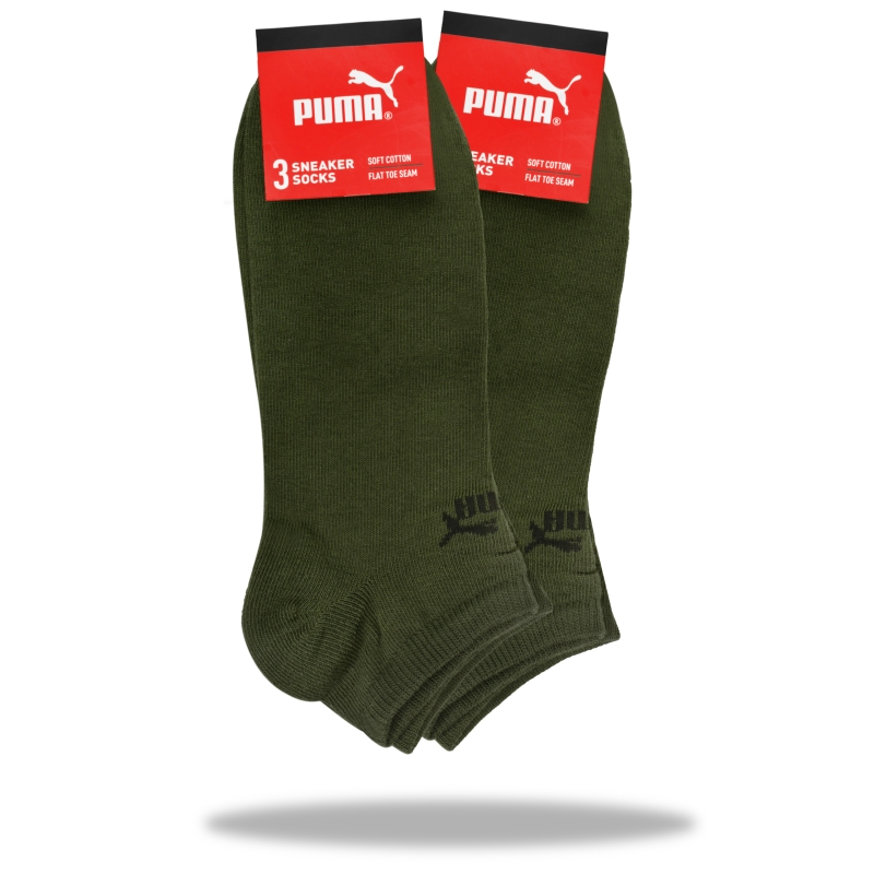 Opakowanie skarpetek Puma 3-pack zielone