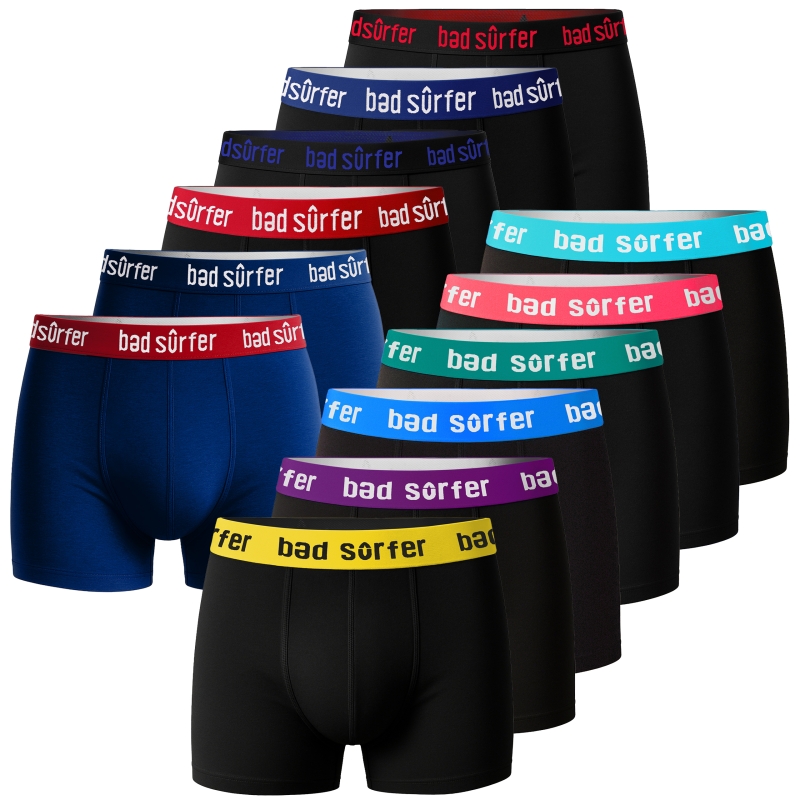 bokserki męskie Bad Surfer multipack 12 sztuk