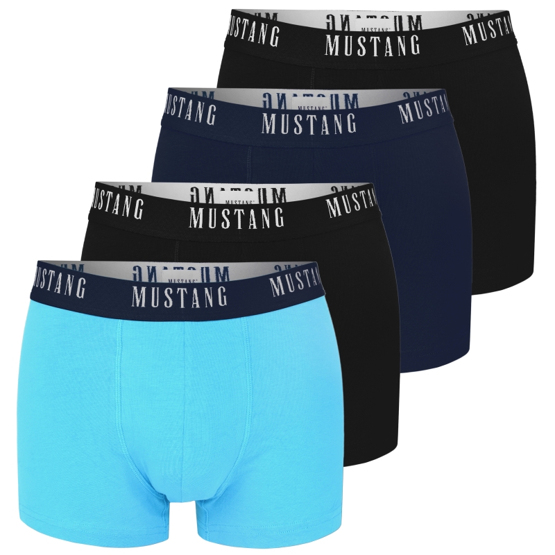 bokserki męskie Mustang 4 sztuki mix kolorów