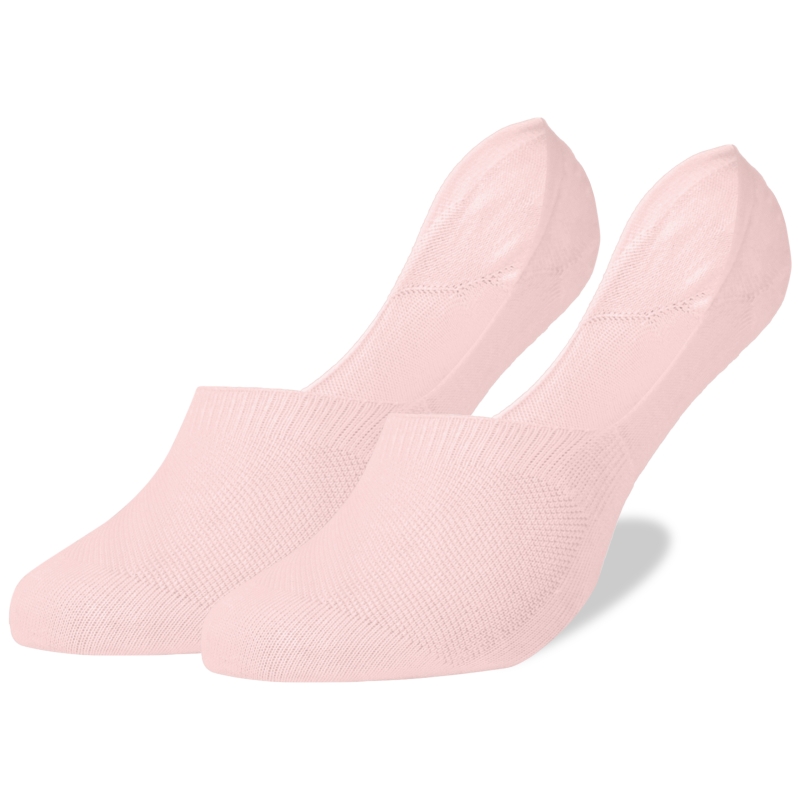 Para różowych damskich stopek Everlast wykonanych z cienkiej dzianiny.