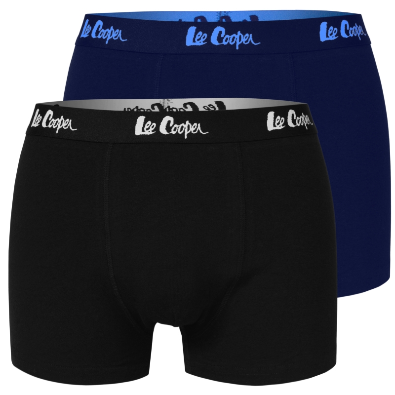 Bokserki Lee Cooper czarne i granatowe 2-pak