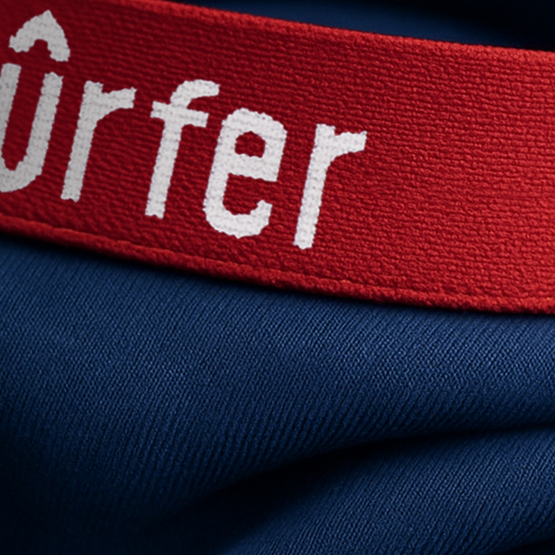 Zbliżenie na gumę bokserek Bad Surfer