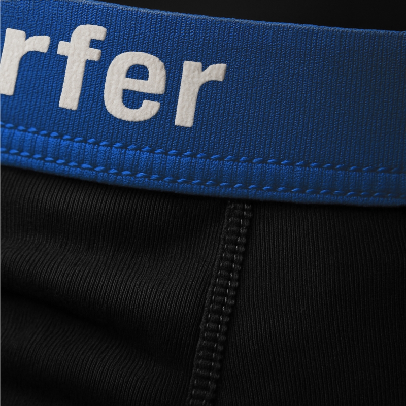 Zbliżenie na gumę bokserek Bad Surfer