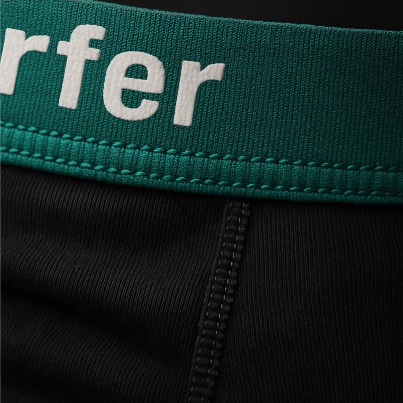 Zbliżenie na gumę bokserek Bad Surfer