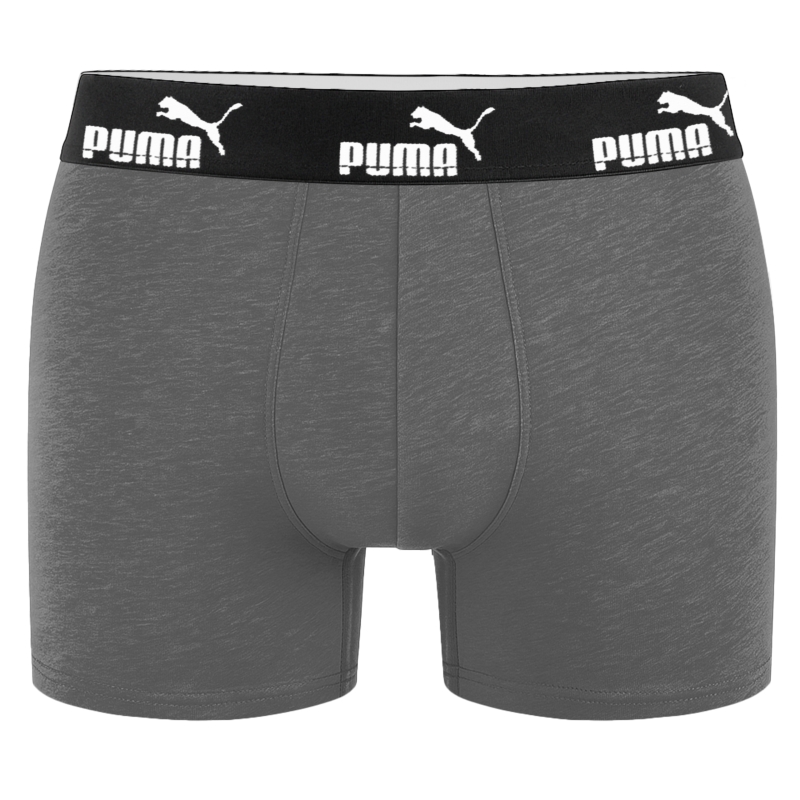 Szare bokserki Puma z czarną gumą w pasie