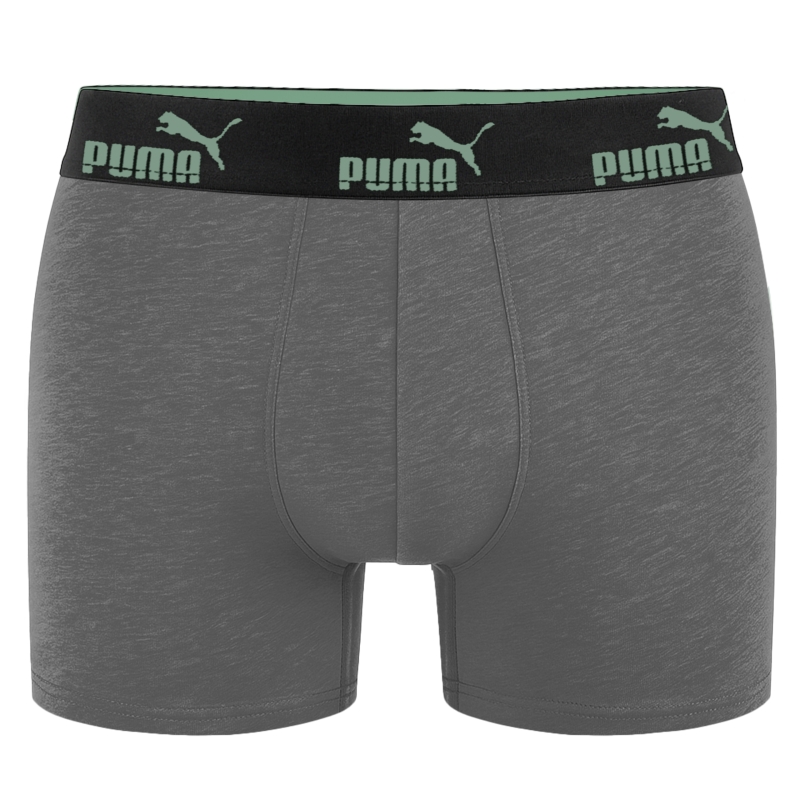 Szare bokserki Puma z czarną gumą