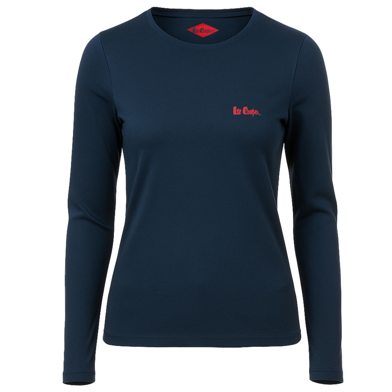 Granatowa bluzka piżamy damskiej Lee Cooper