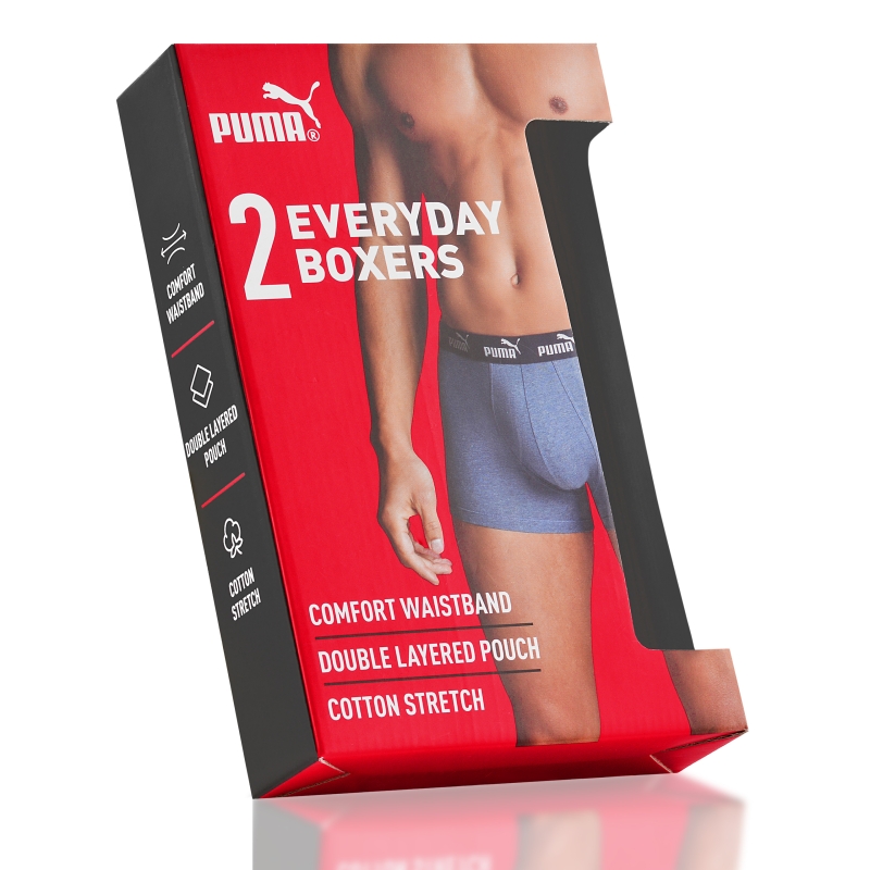 Opakowanie zestawu 2 bokserek Puma