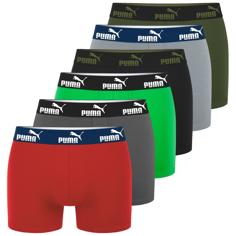 Zestaw 6 bokserek Puma w kolorowy mix