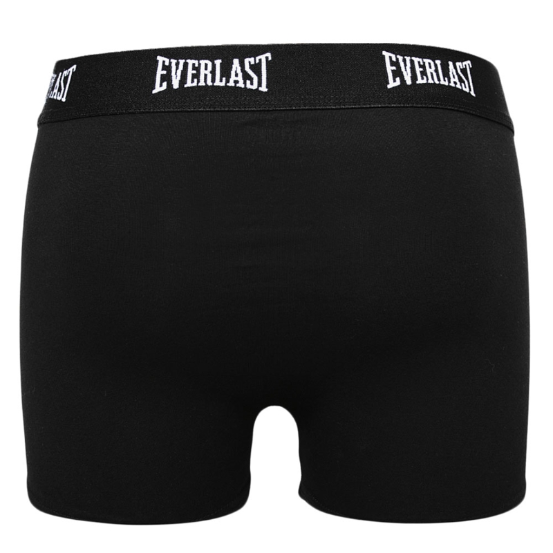 Everlast bokserki męskie czarne – tył z logo w pasie