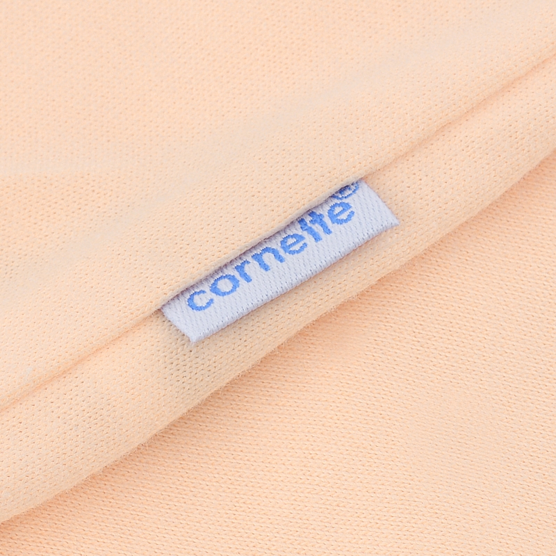 Cornette piżama – pastelowa metka z logo na bluzce